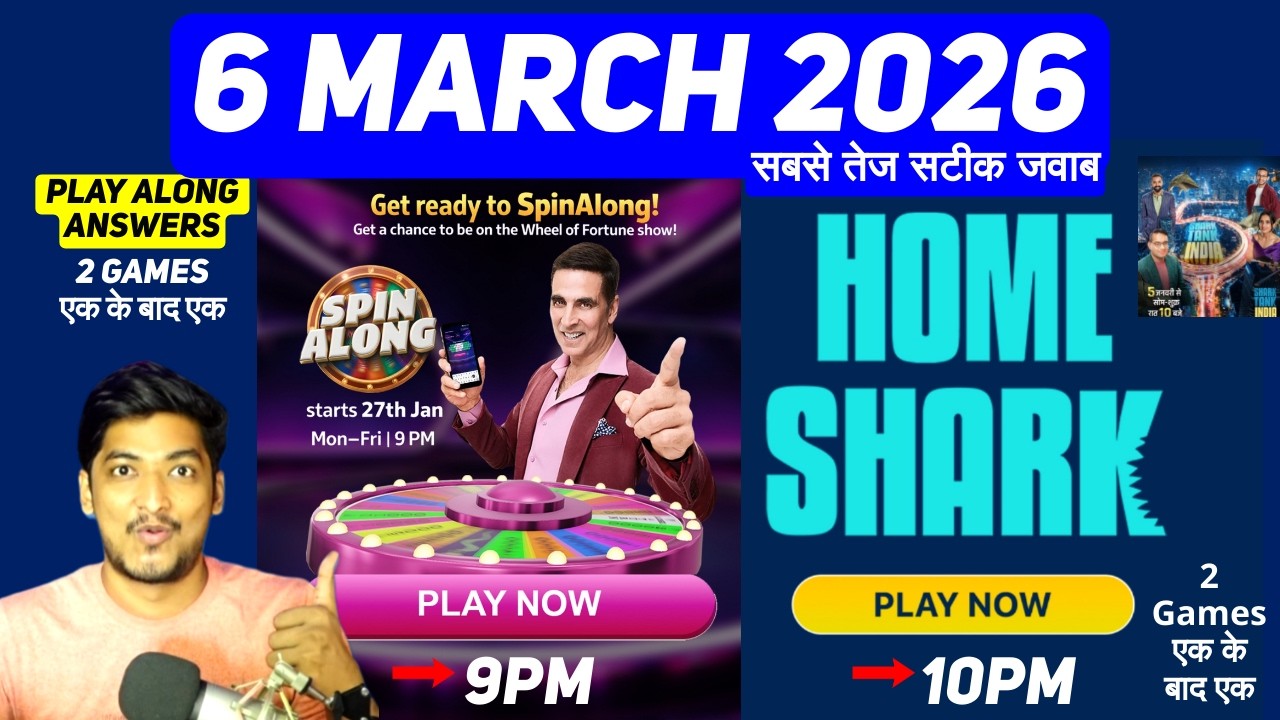 Wheel Of Fortune & Shark Tank Live Season 5 Answers 6 March 2026 | Live Play along Answers Today