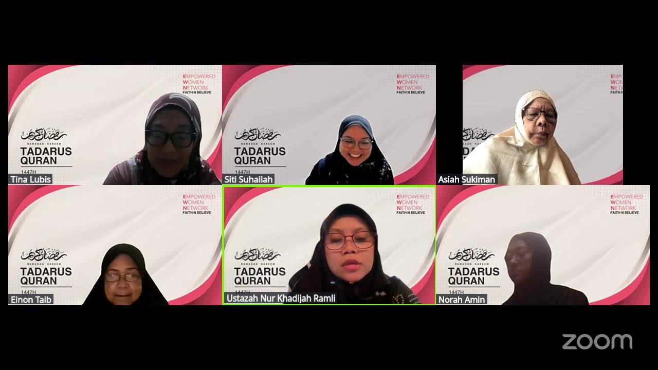 EWN TADARUS LIVE -ONE DAY ONE JUZ (JUZUK 1)