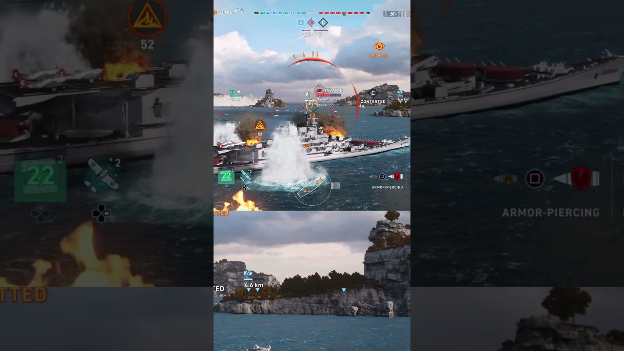 Louisiana devstrike Navarin in World of Warships Legends #wowslegends #wows #bestreplays #PS5PRO