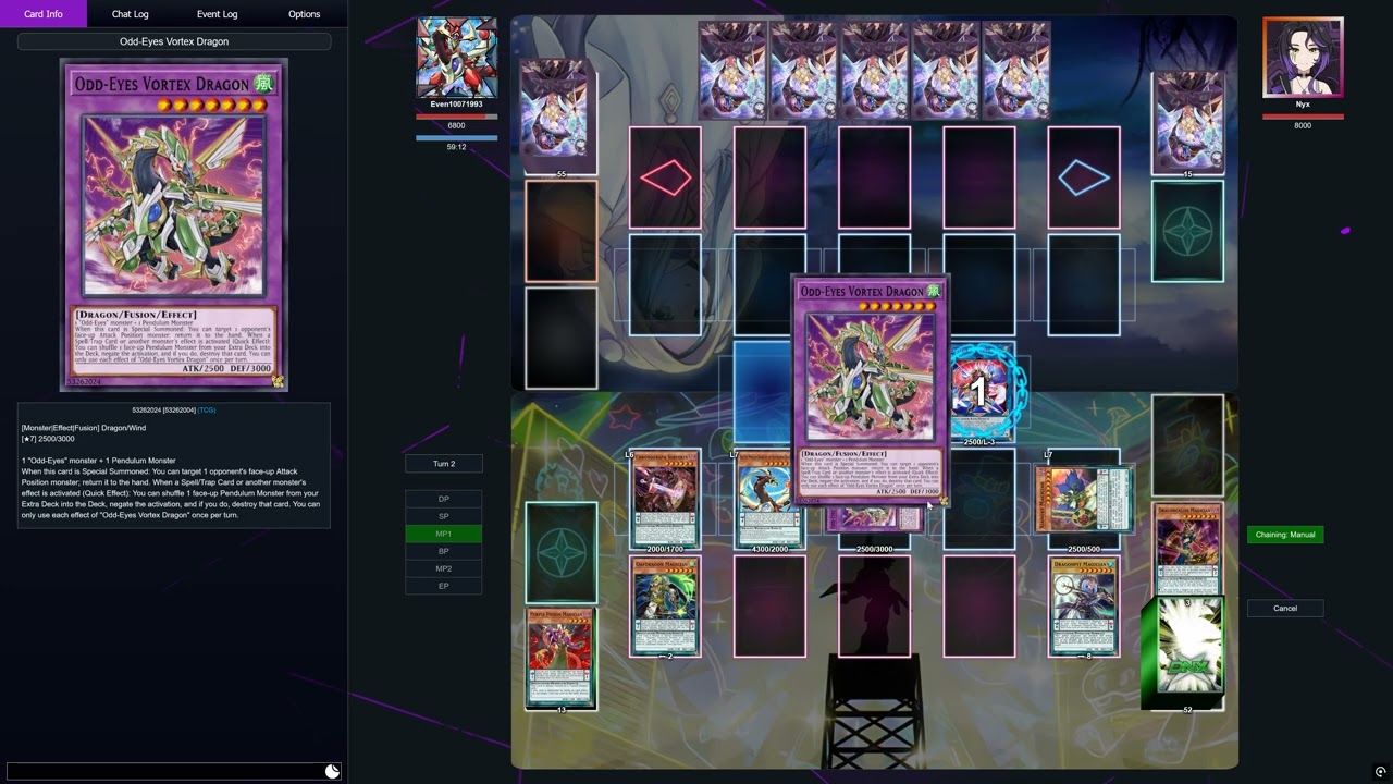 Testing the new Odd-eyes Pendulum Dragon of the four heavenly Dragons 9200 damage