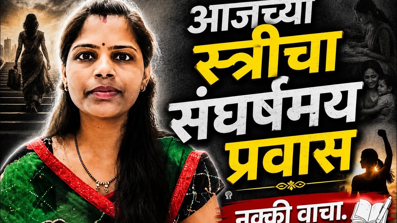 आजच्या 👉स्त्रीचा संघर्षमय प्रवास.नकी वाचा.👍#aajcha blogs💪