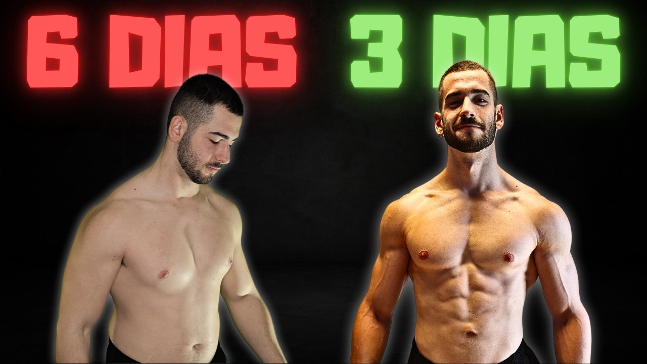 Entrenar 3 D&Iacute;AS es MEJOR que 6 D&Iacute;AS para GANAR MASA MUSCULAR