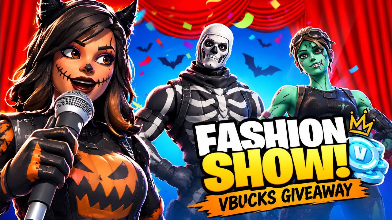 🔴(LIVE) FORTNITE VBUCKS GIVEAWAY / FASHION SHOW FOR 1200 VBUCKS! RELOAD AND BR!