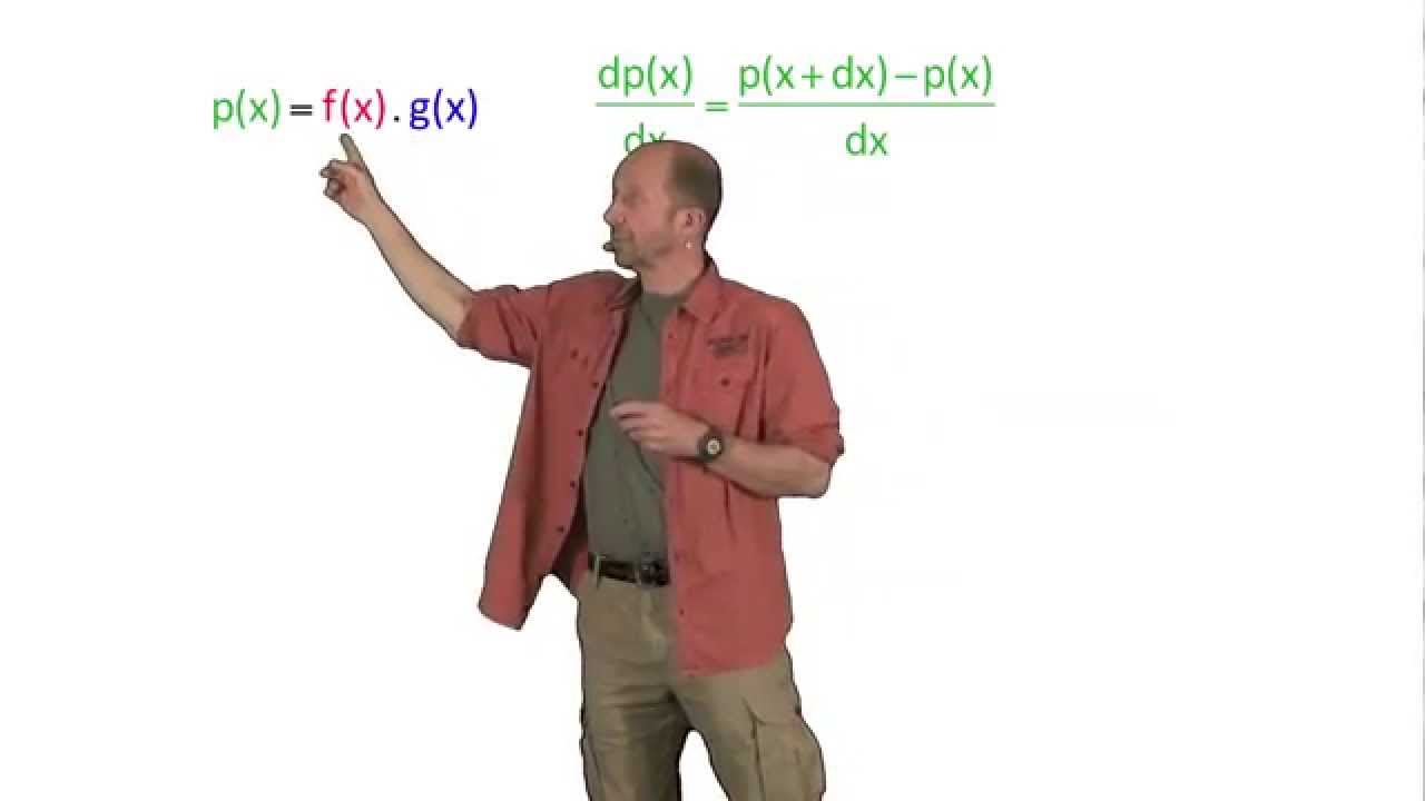Dérivée d'un produit de fonctions