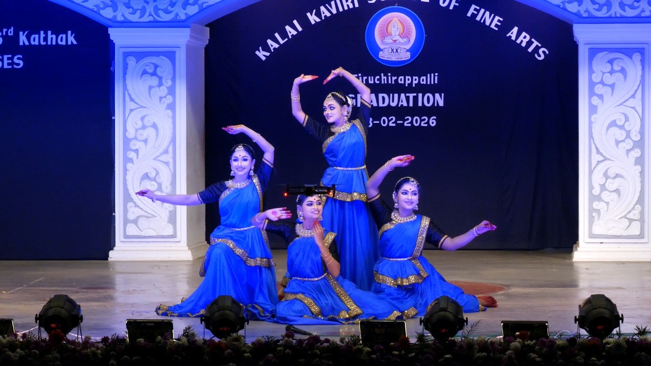 Kalai Kaviri School's 3rd Kathak Arangetram on 08-02-2026