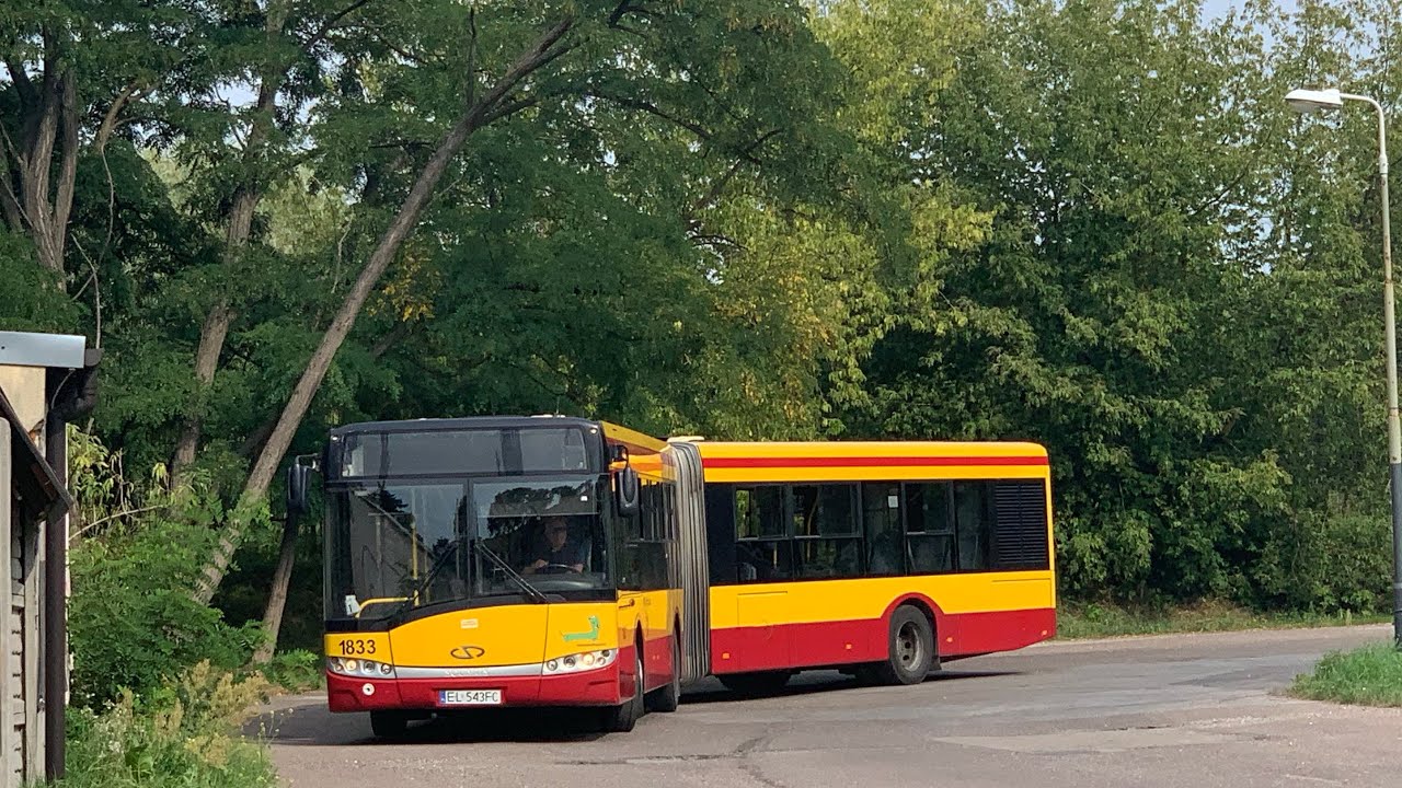 ♪ MOST ♪ Solaris Urbino 18 III BTS #1833 - MPK Łódź 🚌 linia 57