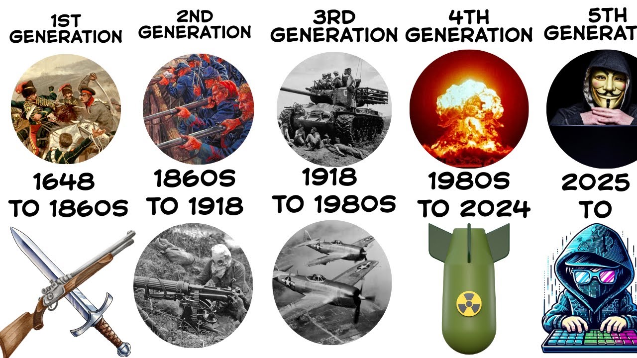 Every Generation of Warfare Explained | Strongest & Most Deadliest