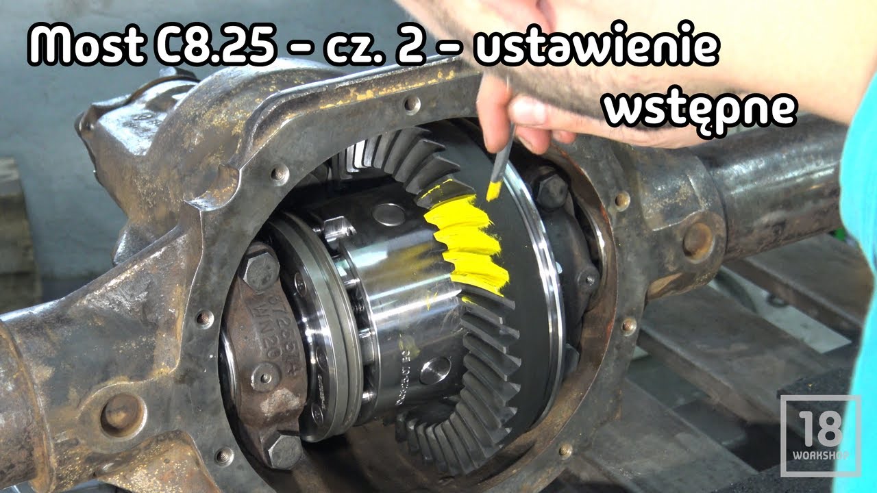 Projekt Jeep XJ - ep07 - most Chrysler 8.25 - cz. 2 - ustawienie wstępne