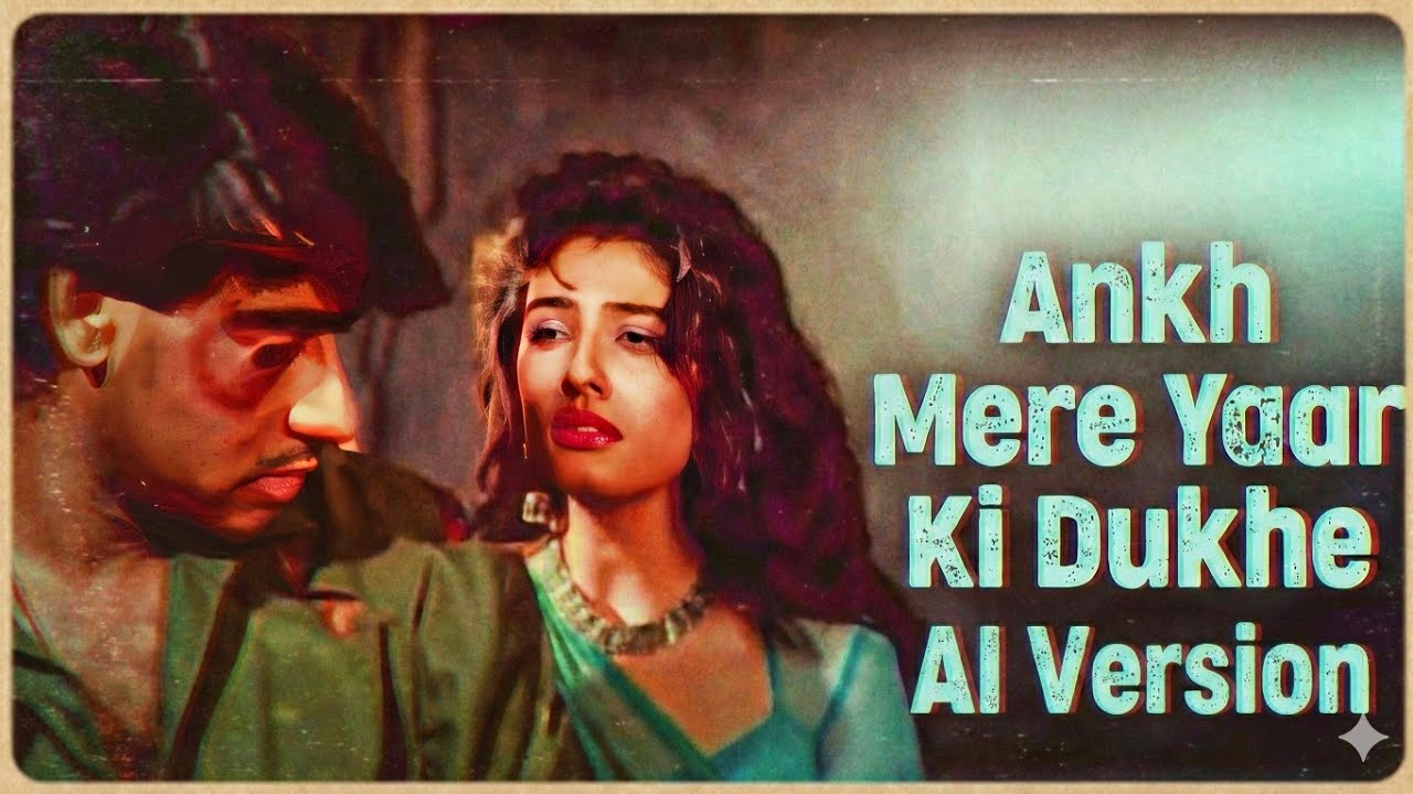 Ankh Mere Yaar Ki Dukhe(AI Version) Ajay Devgan, Ravina Tandon | Ek Hi Raasta 