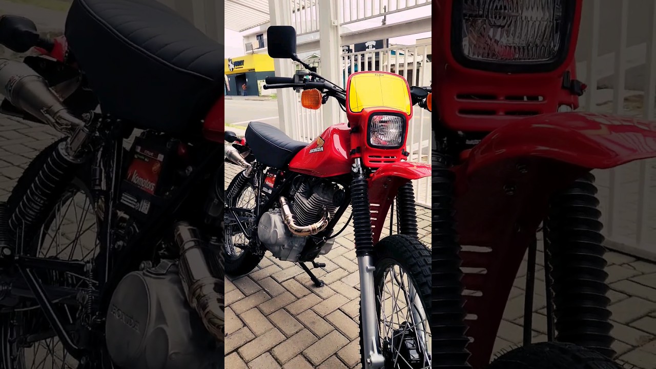 XL MAIS TOP DO MUNDO. #motorcycle #xl125 #xr200 #motovintage #motovlog #hondamotos #enduro #shorts
