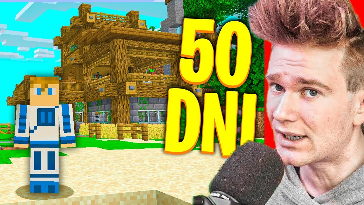 Spędziłem 50 DNI w Minecraft na KONSOLE *nigdy więcej*