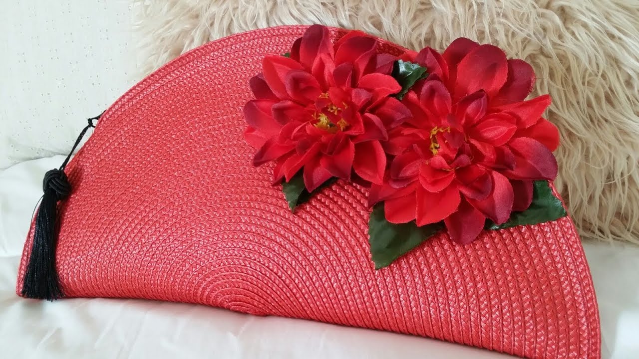 DIY/ Cómo hacer bolso con salvamanteles de rafia/ mod.2