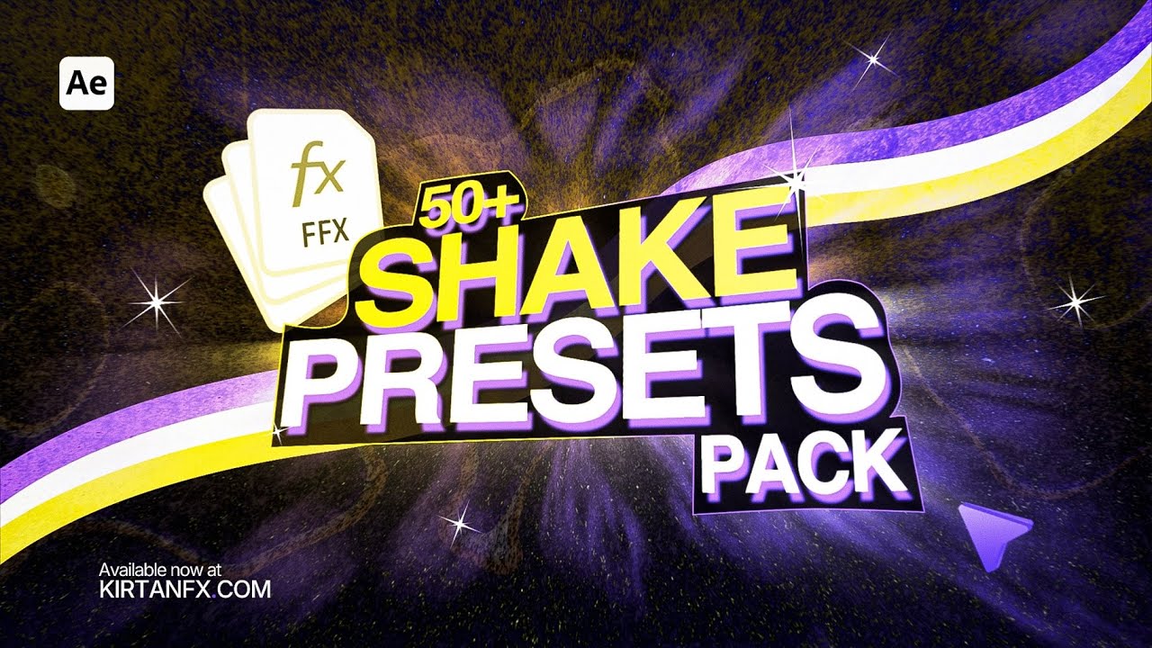 50+ Shake Presets for After Effects &ndash; Just Drag & Drop