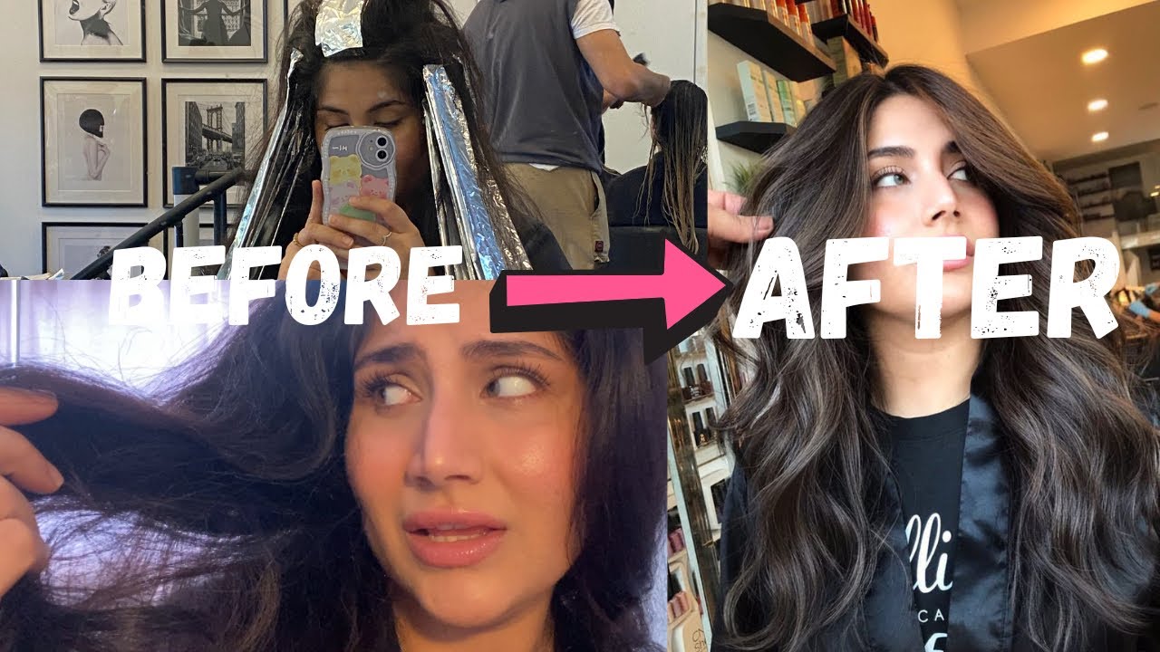 Living alone in London- Hair Transformation in LONDON!!! Getting  balayage for the first time!!!
