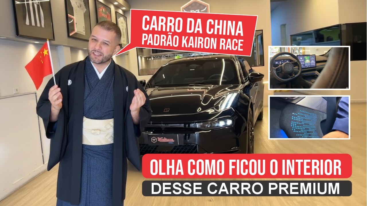 ZEEKR 001: O Primeiro no Brasil com Interior Exclusivo Padrão Kairon Race! 🇨🇳🇧🇷