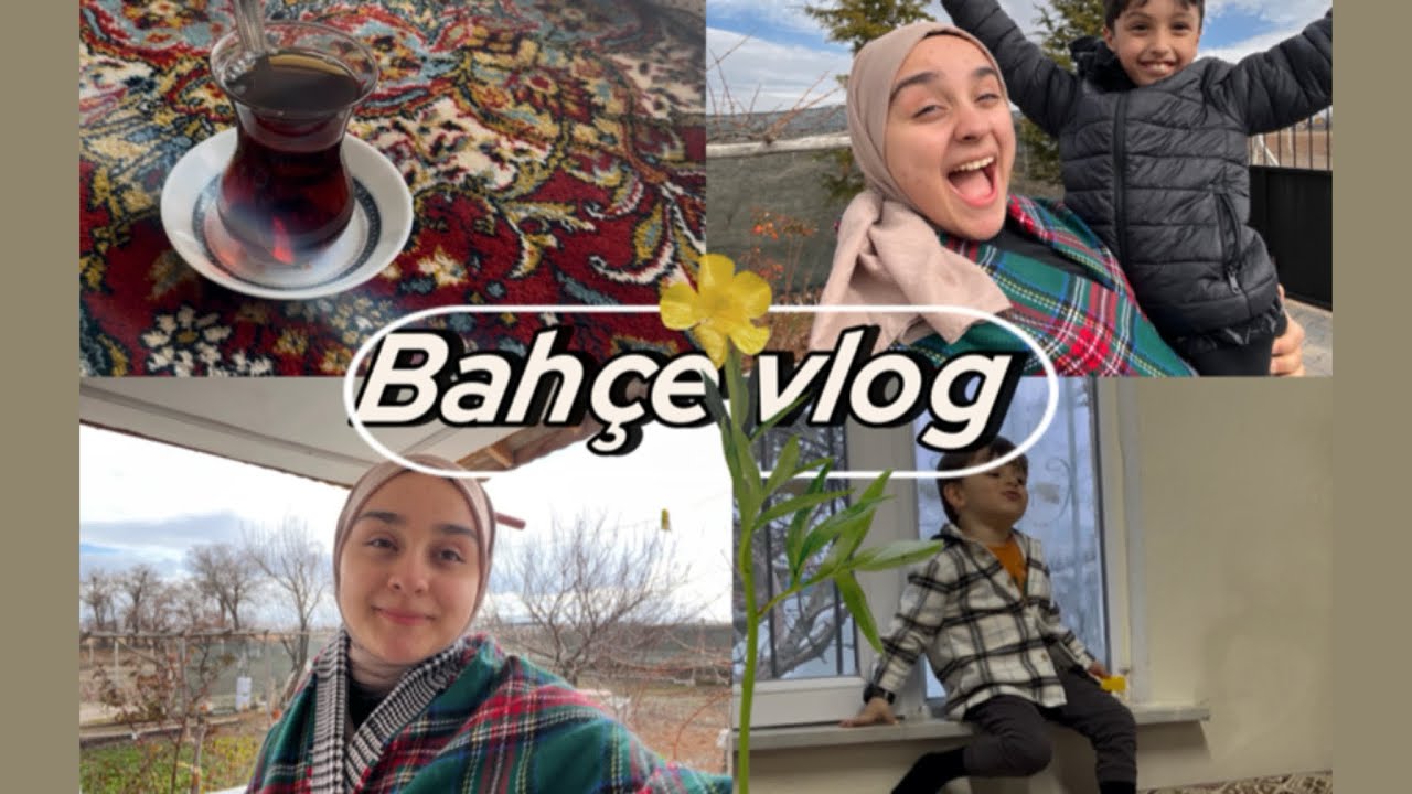 Bahçe vlog 🌲#vlog #aile 
