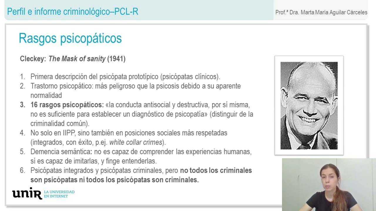 El PCL R como herramienta de estudio de la peligrosidad criminal UNIR