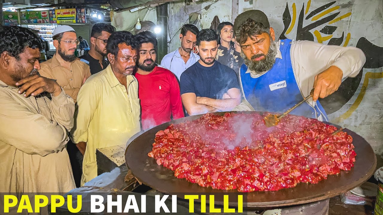Street Food Famous PAPPU TILLI - Spleen Fry Making In Karachi