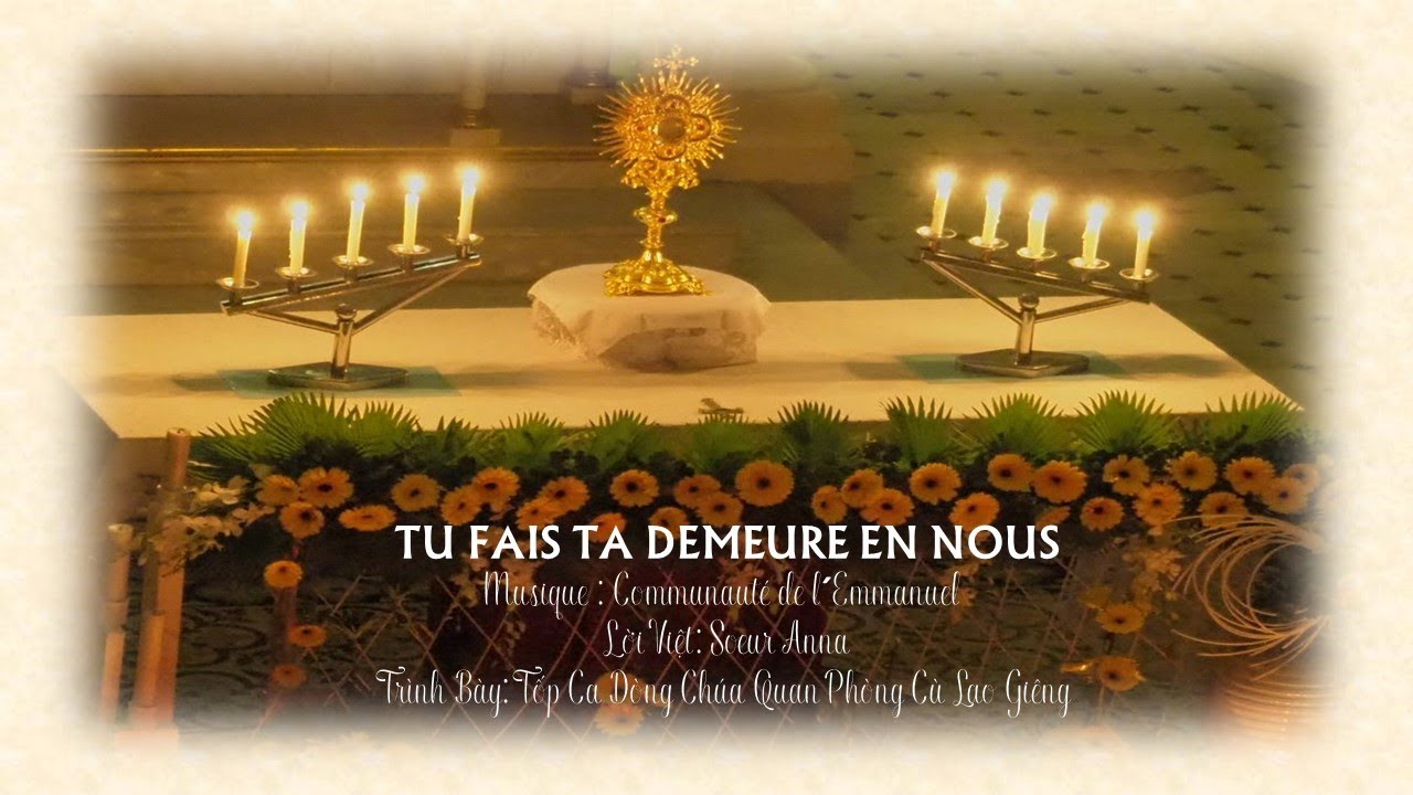 Tu fais ta demeure en nous II Lyrics video