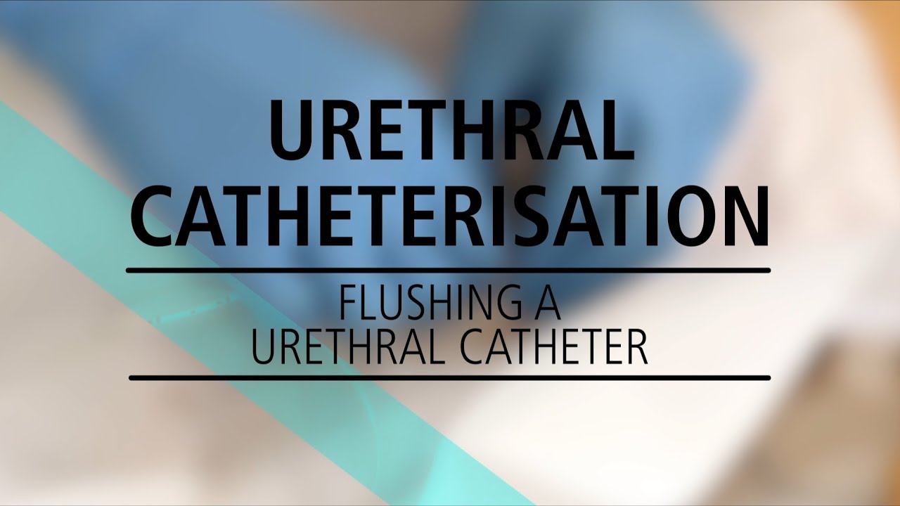 Urethral Catheterisation - Flushing a Urethral Catheter