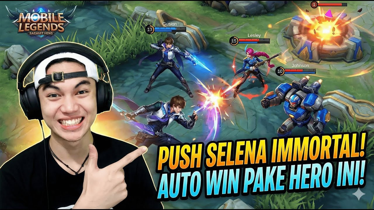 NEW SEASON PUSH SELENA TEROSS!! - Mobile Legend Day #1