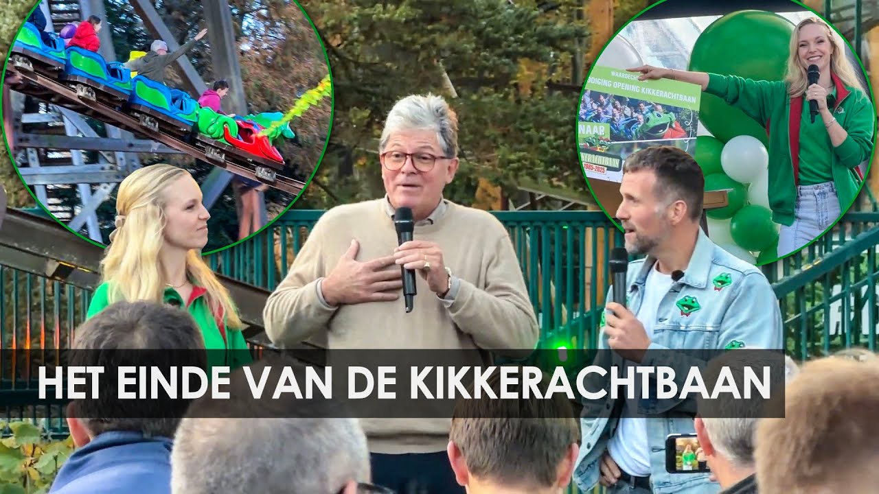 De sluiting van de Kikkerachtbaan in Duinrell (1985-2025): afscheidsceremonie en quiz