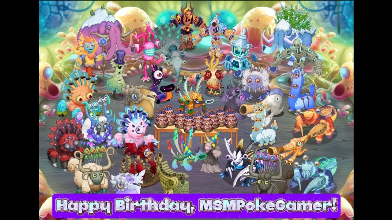 Celebrating MPG's Birthday (2025) - A Special My Singing Monsters Animation for @MSMPokeGamer
