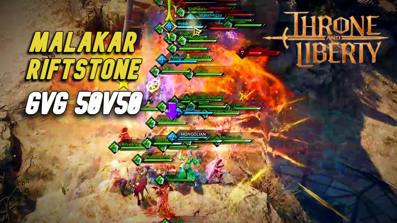 Malakar Riftstone GvG - Throne & Liberty