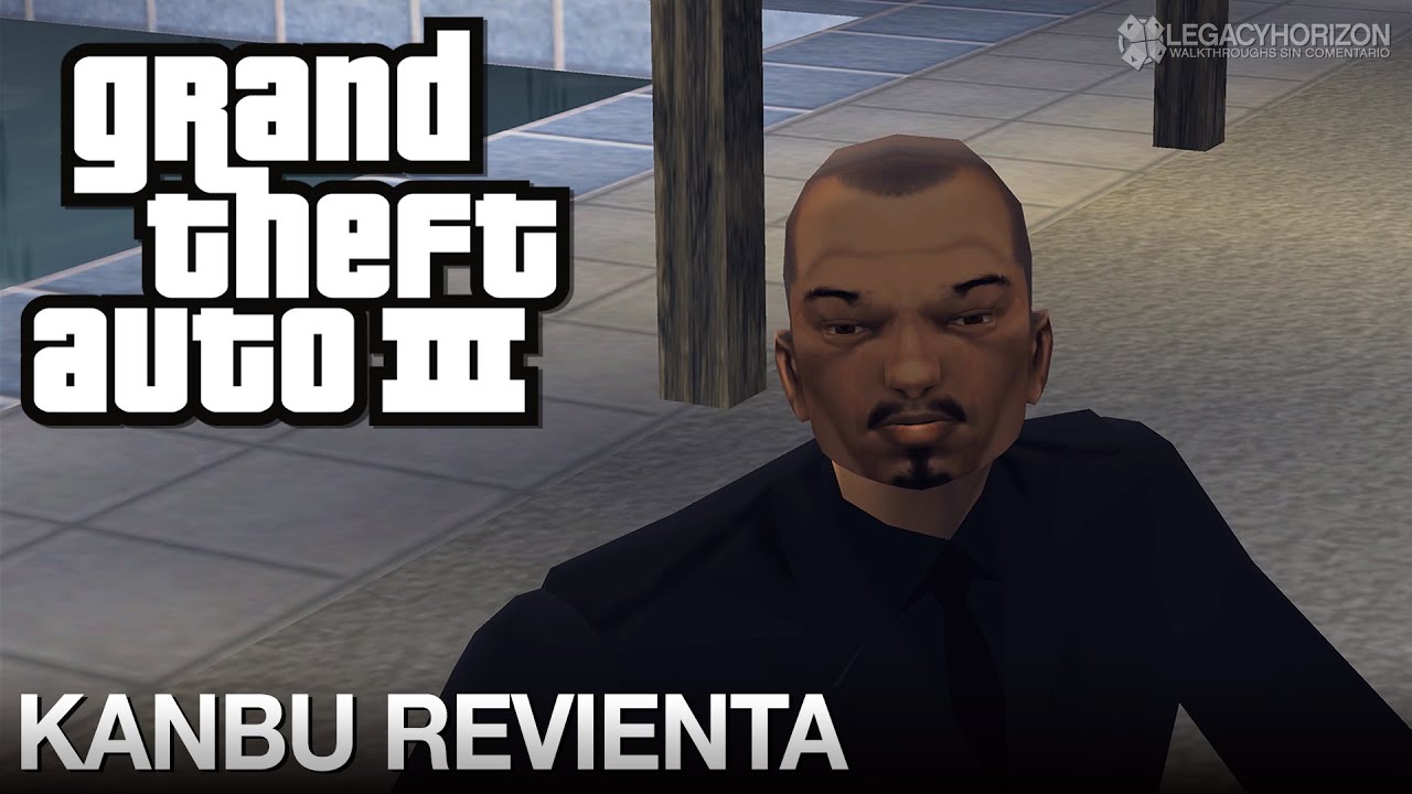 GTA 3 - Misión #27 - Kanbu revienta / El escape del Kanbu (1080p 60fps)