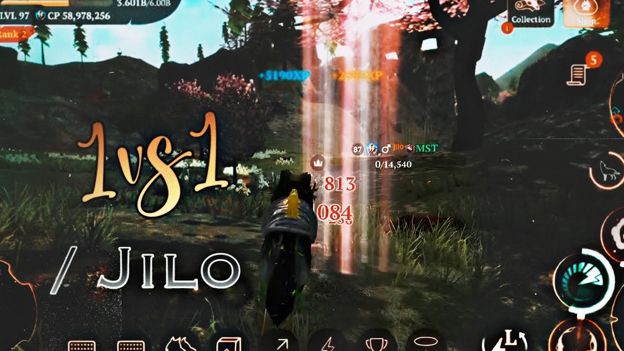 1v1 PvP with jilo 👾 || The Wolf 