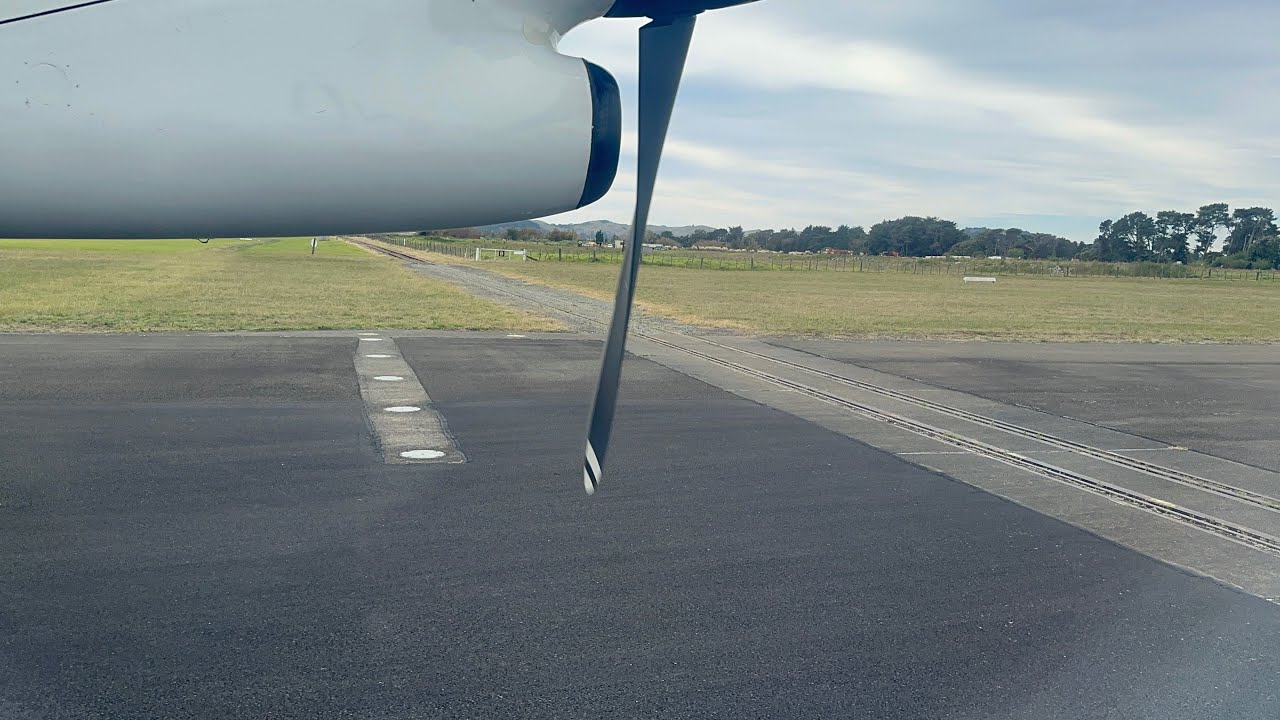 Our Flight - Air New Zealand Q300 ZK-NEB, GIS to AKL - complete flight recorded - 25 April 2024