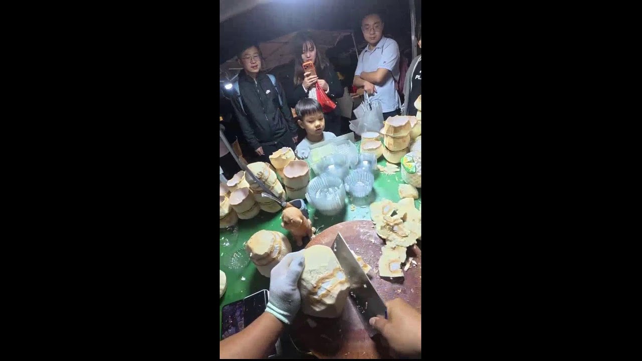 POV Vendor Workflow | Peeled Coconut with Natural Water | Real-Time Snack Livestream