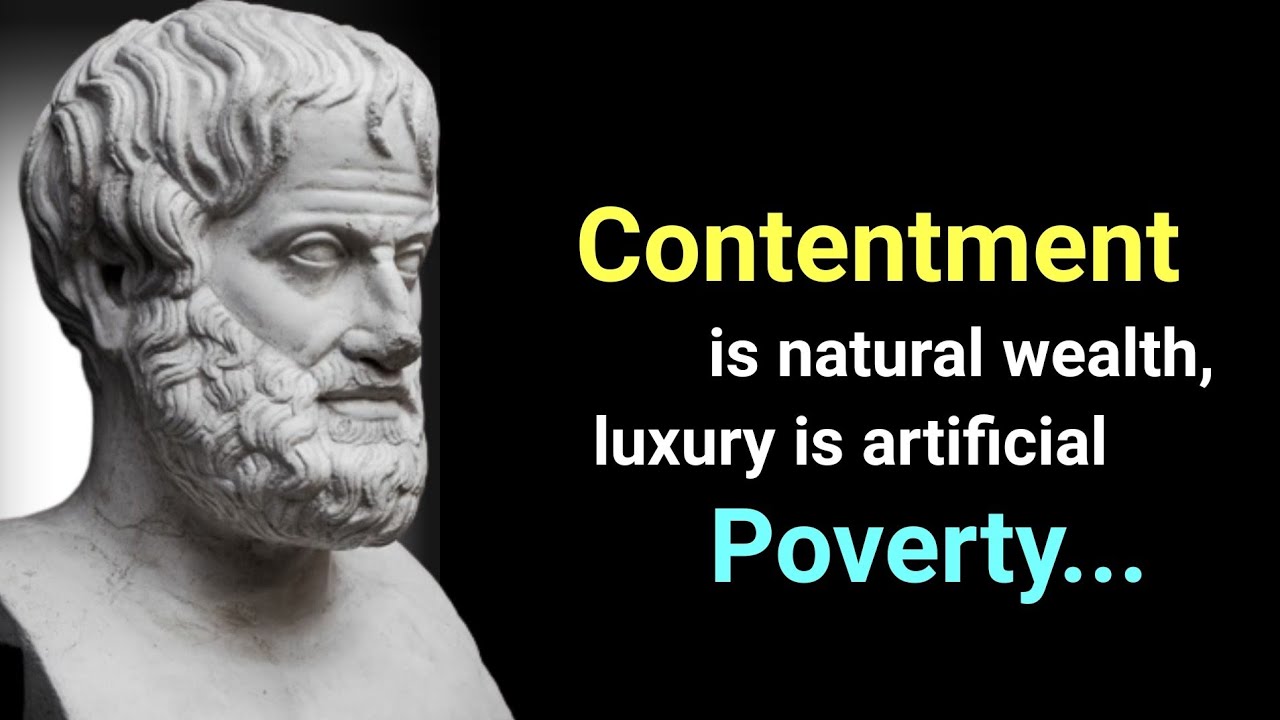 Contentment is natural wealth, luxury is artificial poverty | Best inspring thoughts by Socrates