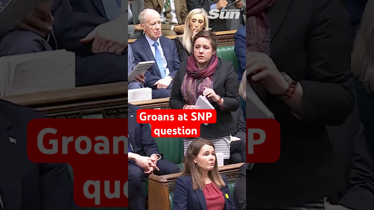 Groans heard as SNP MP makes anti-Westminster claim