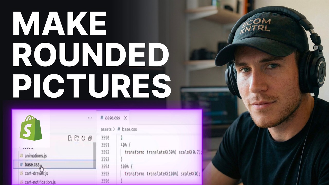 How To Make Product Pictures Rounded Corners In Shopify (2026) | Theme Editor