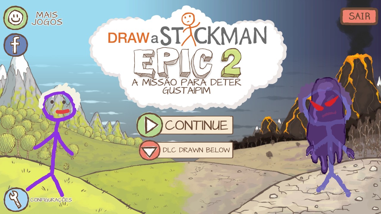 Primeiro episódio de Draw a Stickman EPIC: 2! A saga para deter Gustaipim #1