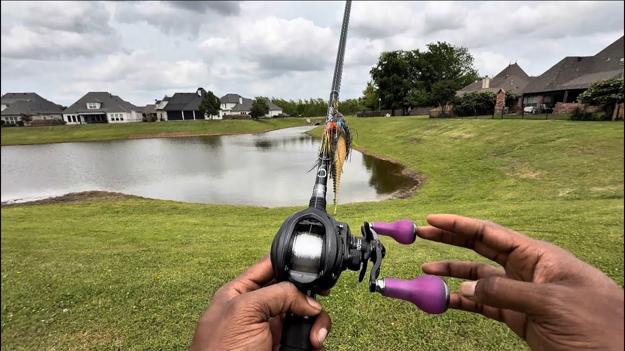 How to catch fish in a pressured pond 🎣 #fishing #fishingvideo #bassfishing #bigfish #spring