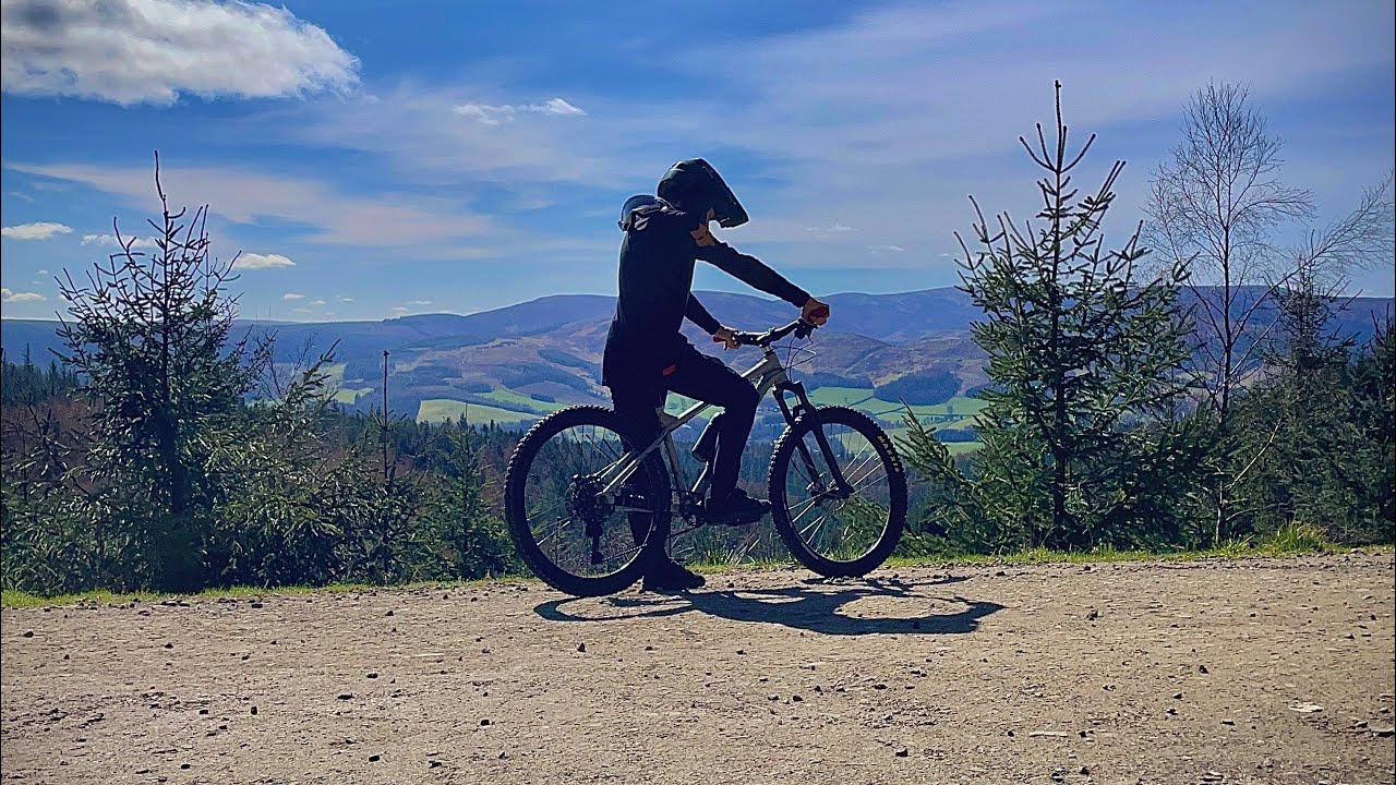Full run on Glentress Black taster trail! (BIG JUMPS)