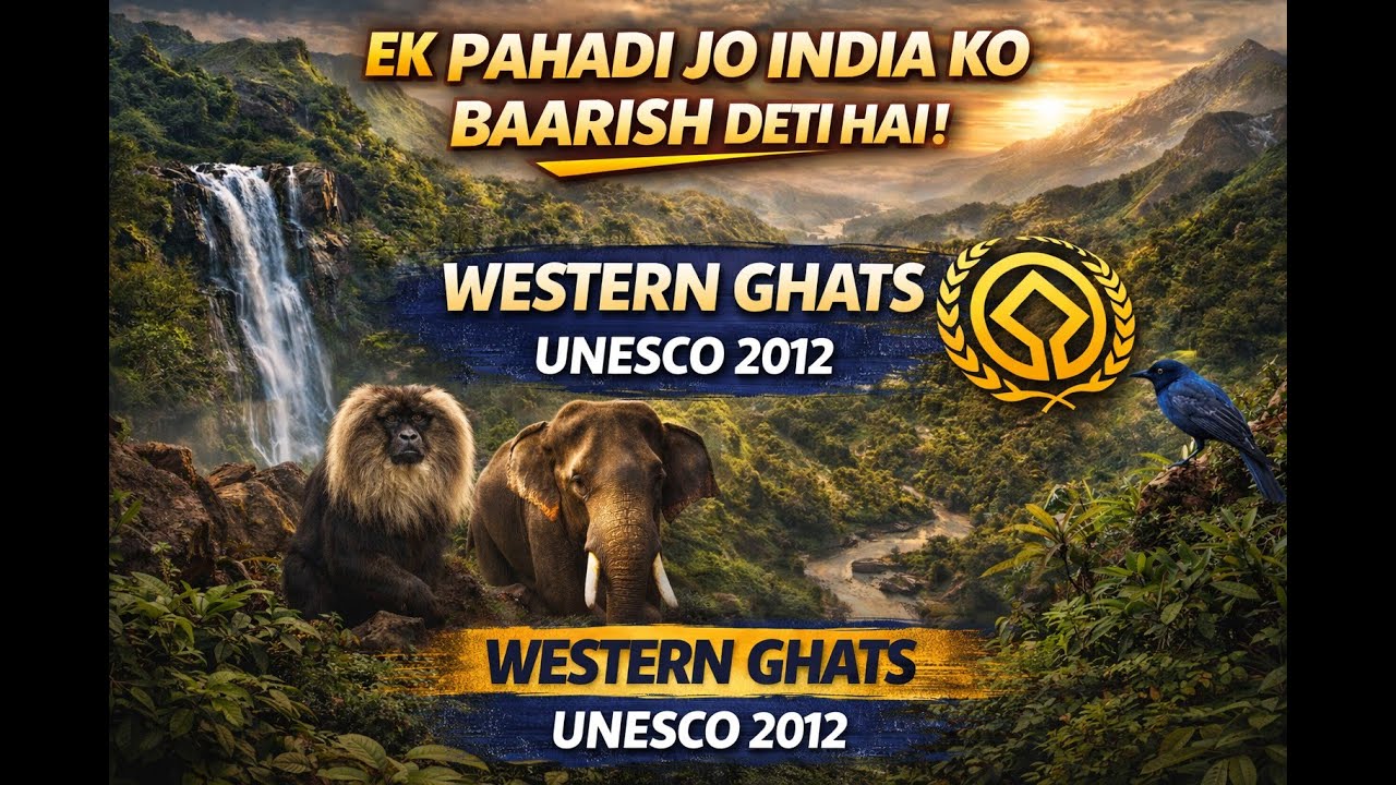 Ek Pahadi Jo India Ko Baarish Deti Hai | Western Ghats Explained