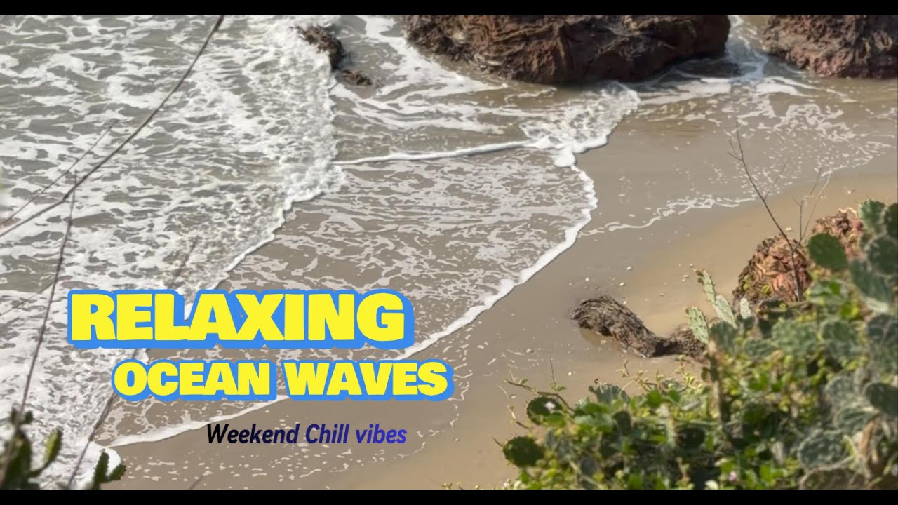 Relaxing Ocean Waves | Peaceful Beach Sounds for Sleep, Relax & Study