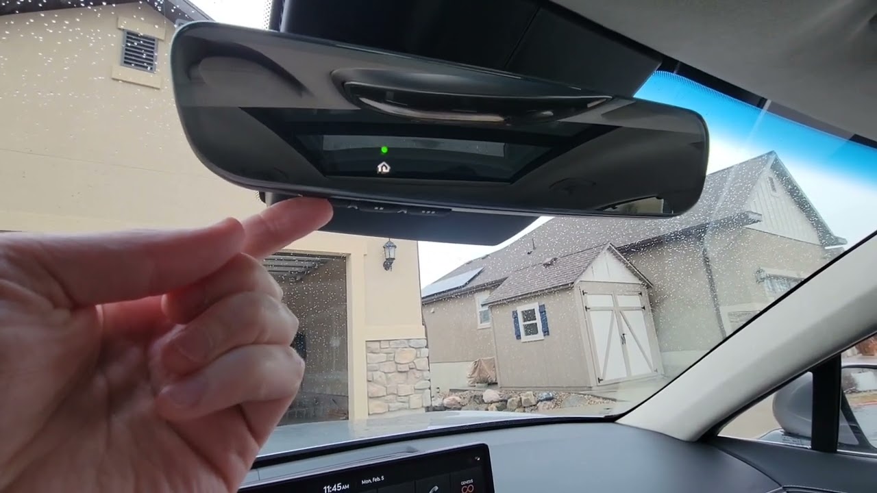 How to Program the HomeLink System in your Genesis to your garage!!
