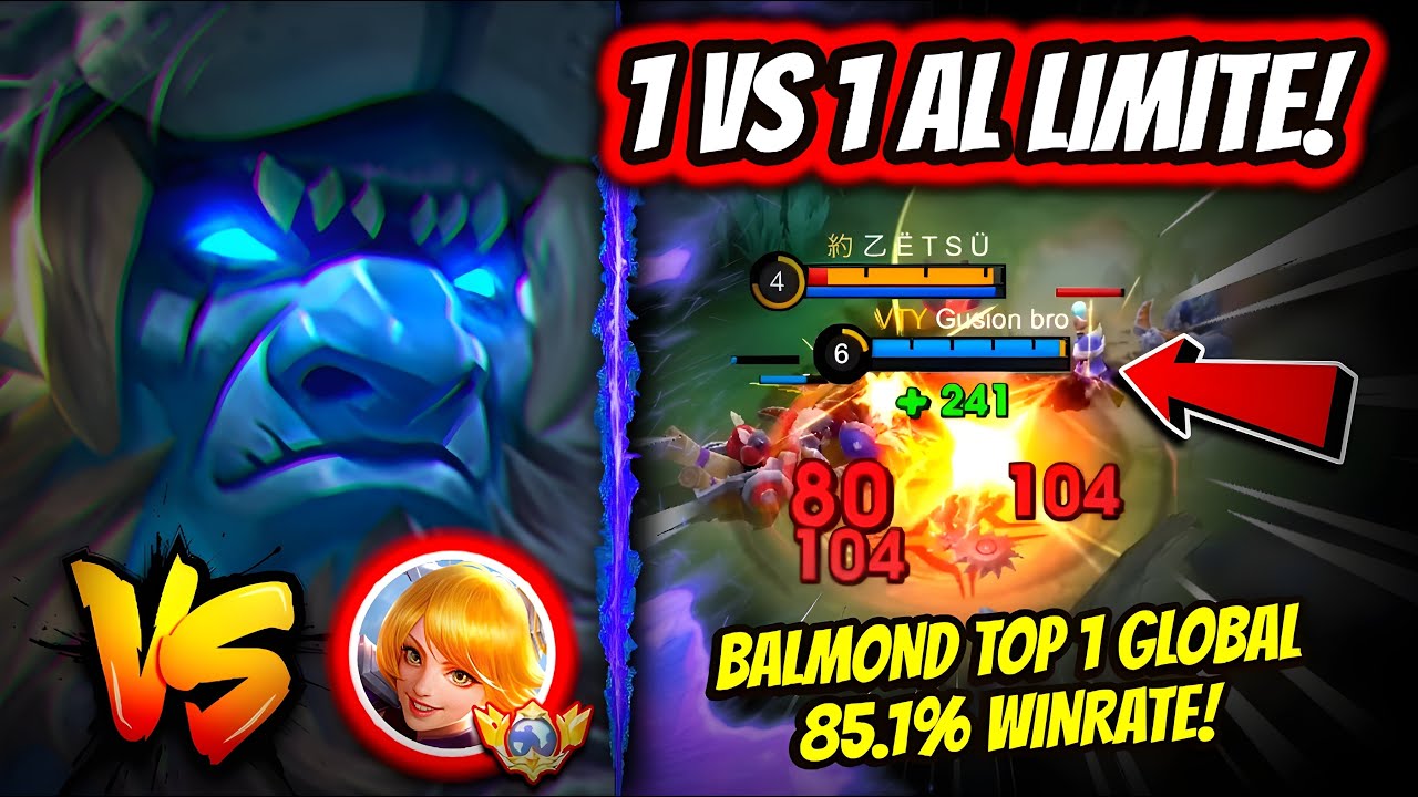 BALMOND vs FANNY FACE EACH OTHER TO THE LIMIT! BALMOND TOP 1 GLOBAL 85.1% WINRATE! | MOBILE LEGENDS