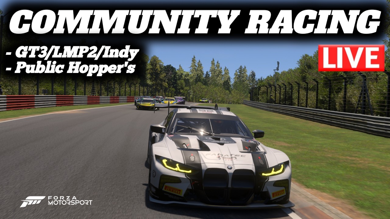 Forza Motorsport - GT3/LMP2/Indy Community Racing In Public Hoppers