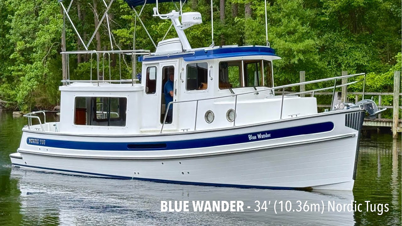 BLUE WANDER 34′ (10.36m) Nordic Tugs 2023 Available for Sale