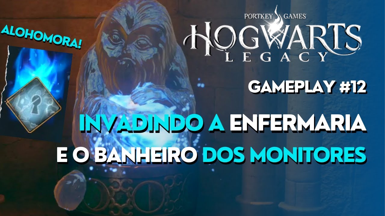 HOGWARTS LEGACY | INVADINDO A ENFERMARIA E O BANHEIRO DOS MONITORES - [PC - GAMEPLAY DUBLADO PT-BR]