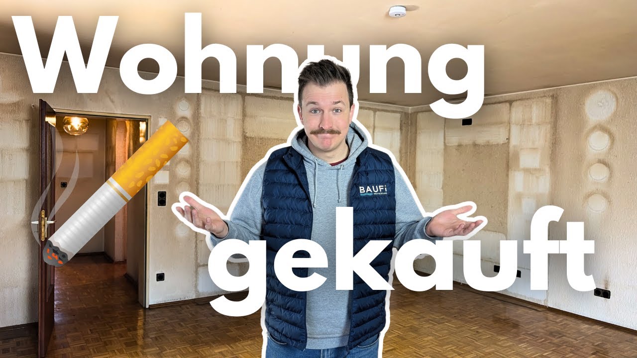 71m² Raucherwohnung extrem: Jahrzehnte Qualm - jetzt wird renoviert!