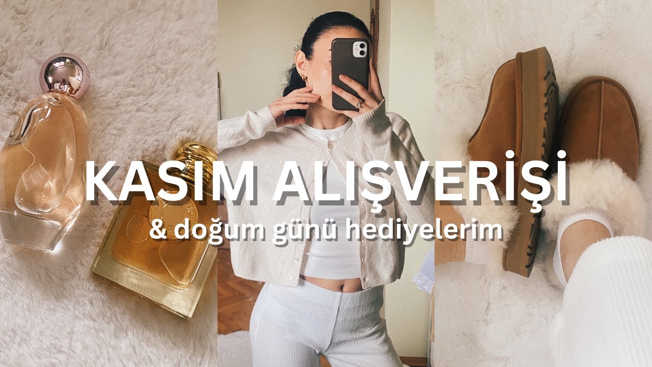 kasım alışverişi & doğum günü hediyelerim 💌🎁 | kargo açıyoruz 🎀🎈