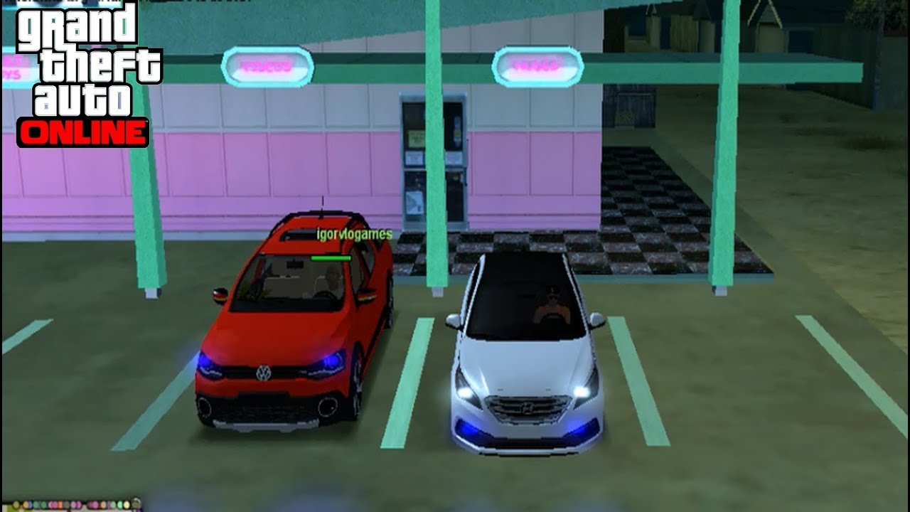 MTA:SA - ROLE DE SONATA E SAVEIRO CROSS E VARIOS ZUEIRA ft:IGORVLOGAMES