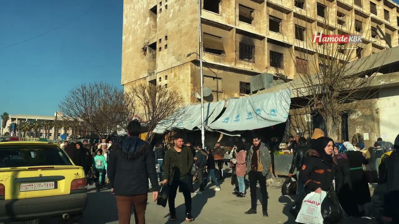 طريق القلعة و الشيراتون الى مخفر العزيزية وطلعة الاشرفية . بصوت الفنان محمد خيري .اكتبولنا شعوركون