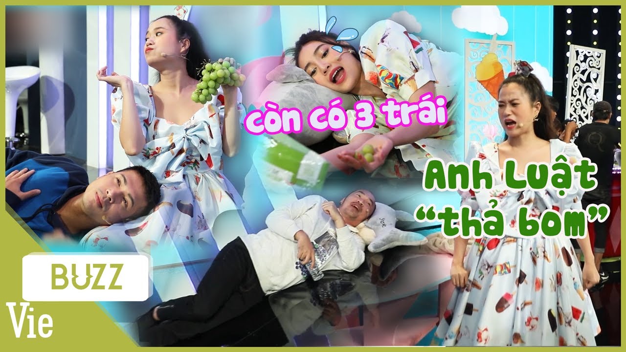 Lan Ngọc mếu máo bị Lâm Vỹ Dạ ăn hết nho fan tặng, Tiến Luật "thả bom" làm cả trường quay chấn động